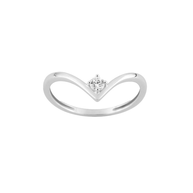 Bague Femme - Oxyde de zirconium - Or 18 Carats