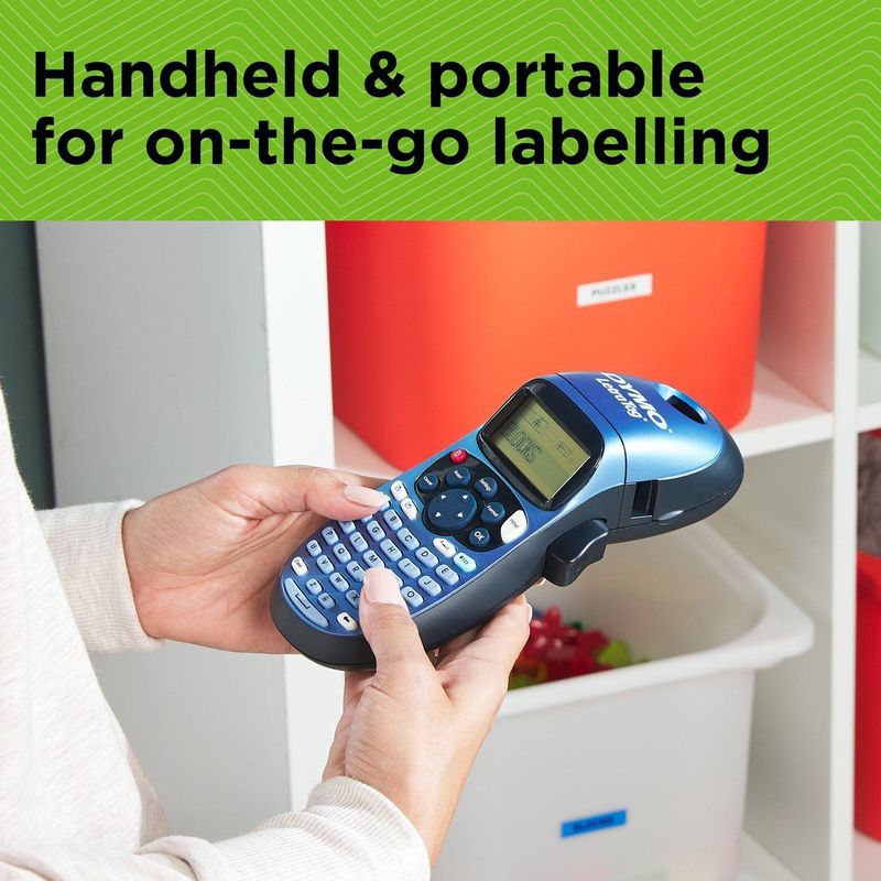 DYMO LetraTag LT 100H Labelprinter  Labelmaker met ABC toetsenbord voor thuis en op kantoor  Zwart