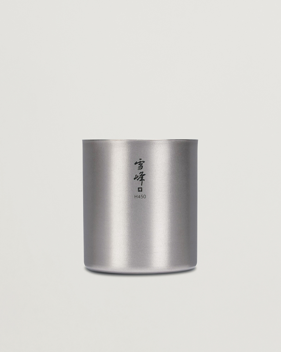 Snow Peak Double Wall Stacking Mug 450 Titanium