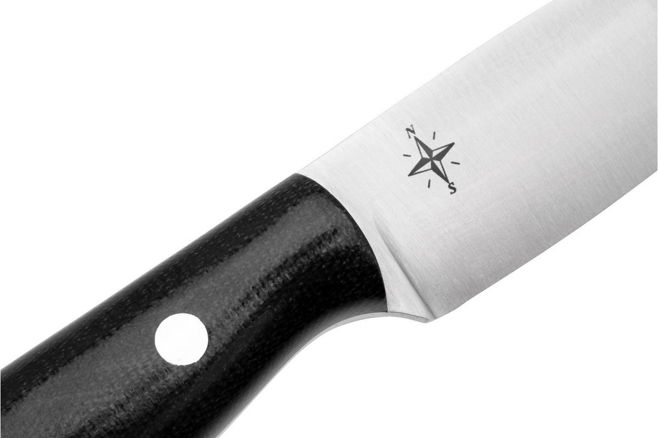 Bark River Mini Aurora CPM 3V, Black Canvas Micarta, bushcraft