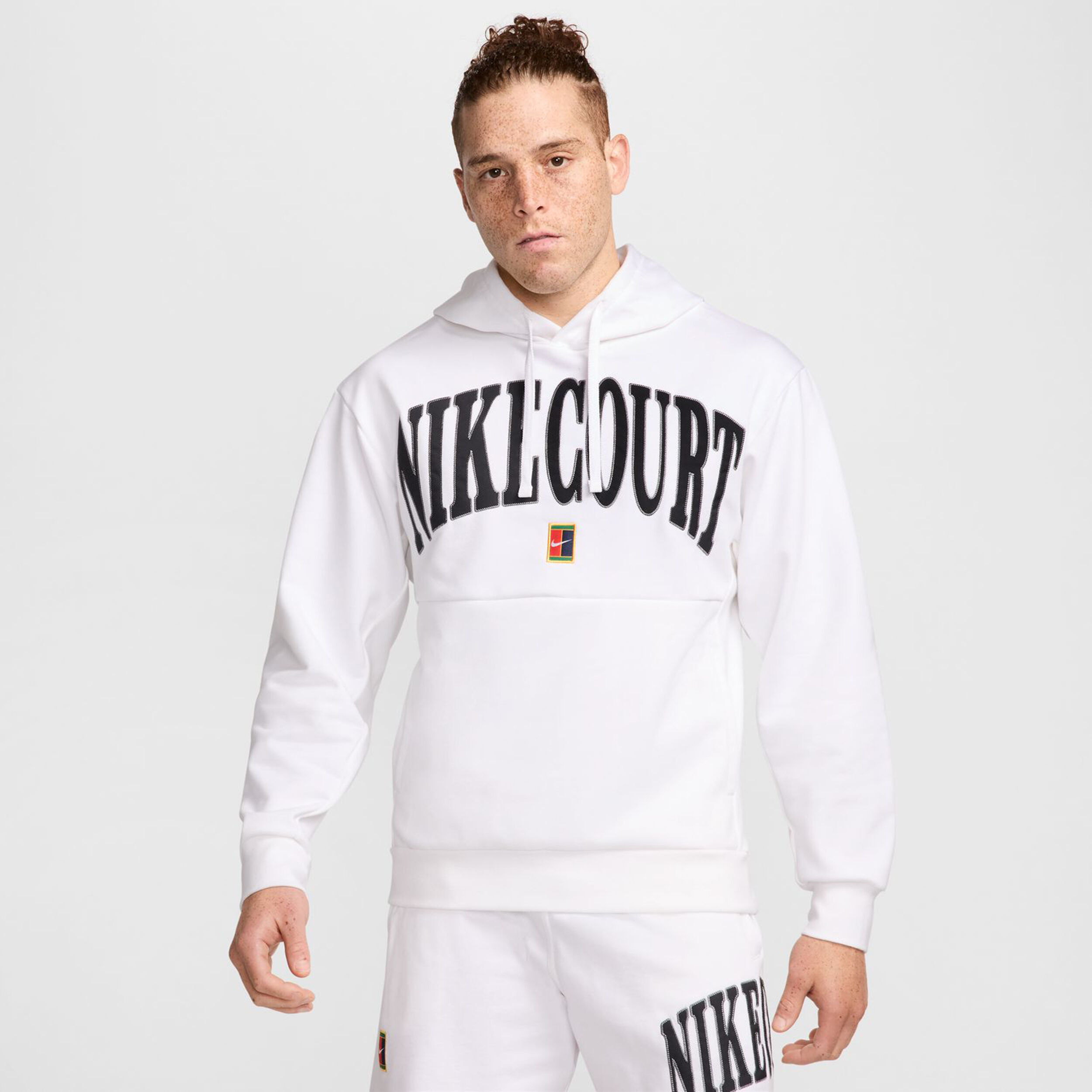 Nike Dri-Fit Fleece Heritage Sweat À Capuche Hommes - Noir , Blanc