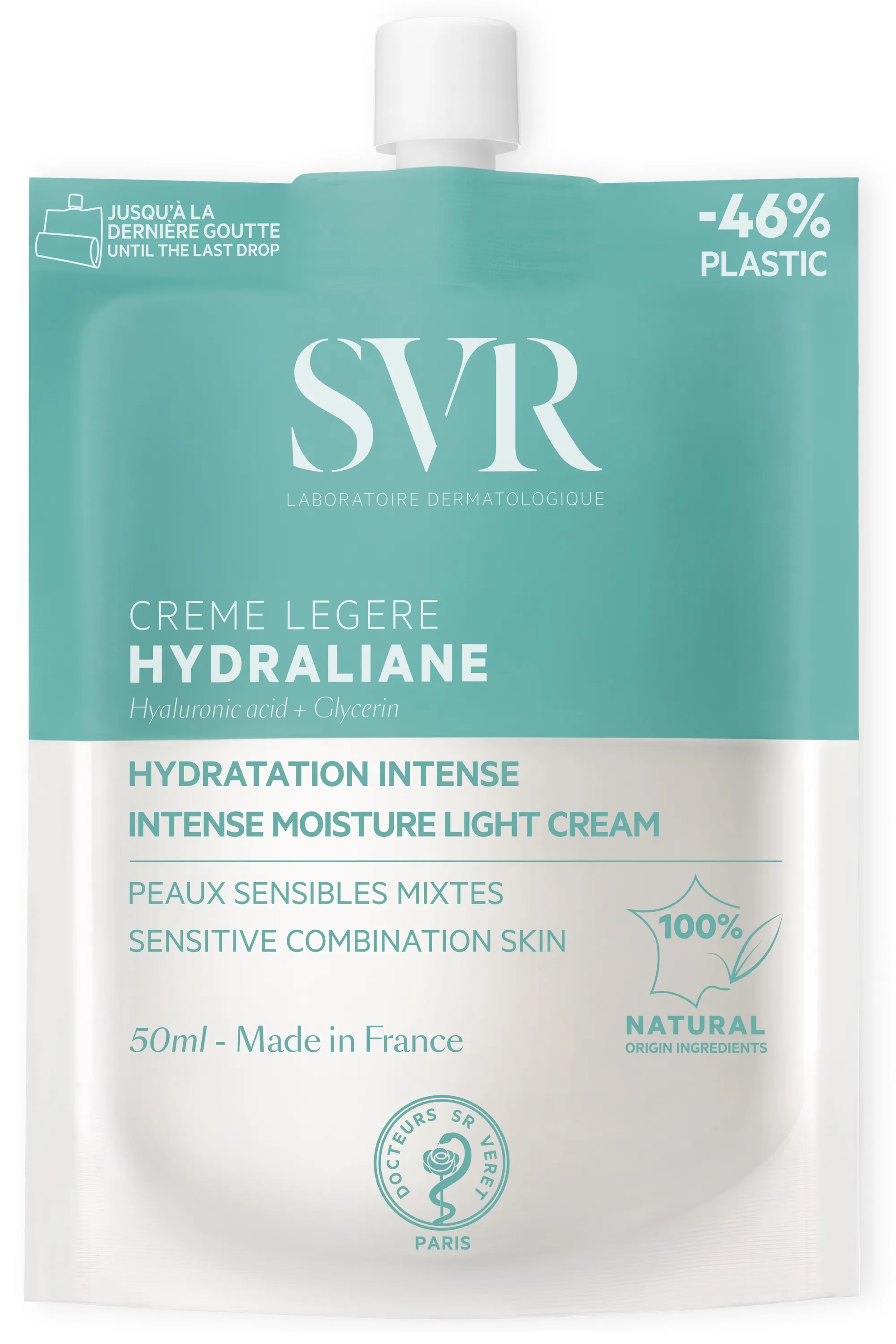 SVR Crème légère hydratante Hydraliane pour peaux sensibles mixtes-50 ml