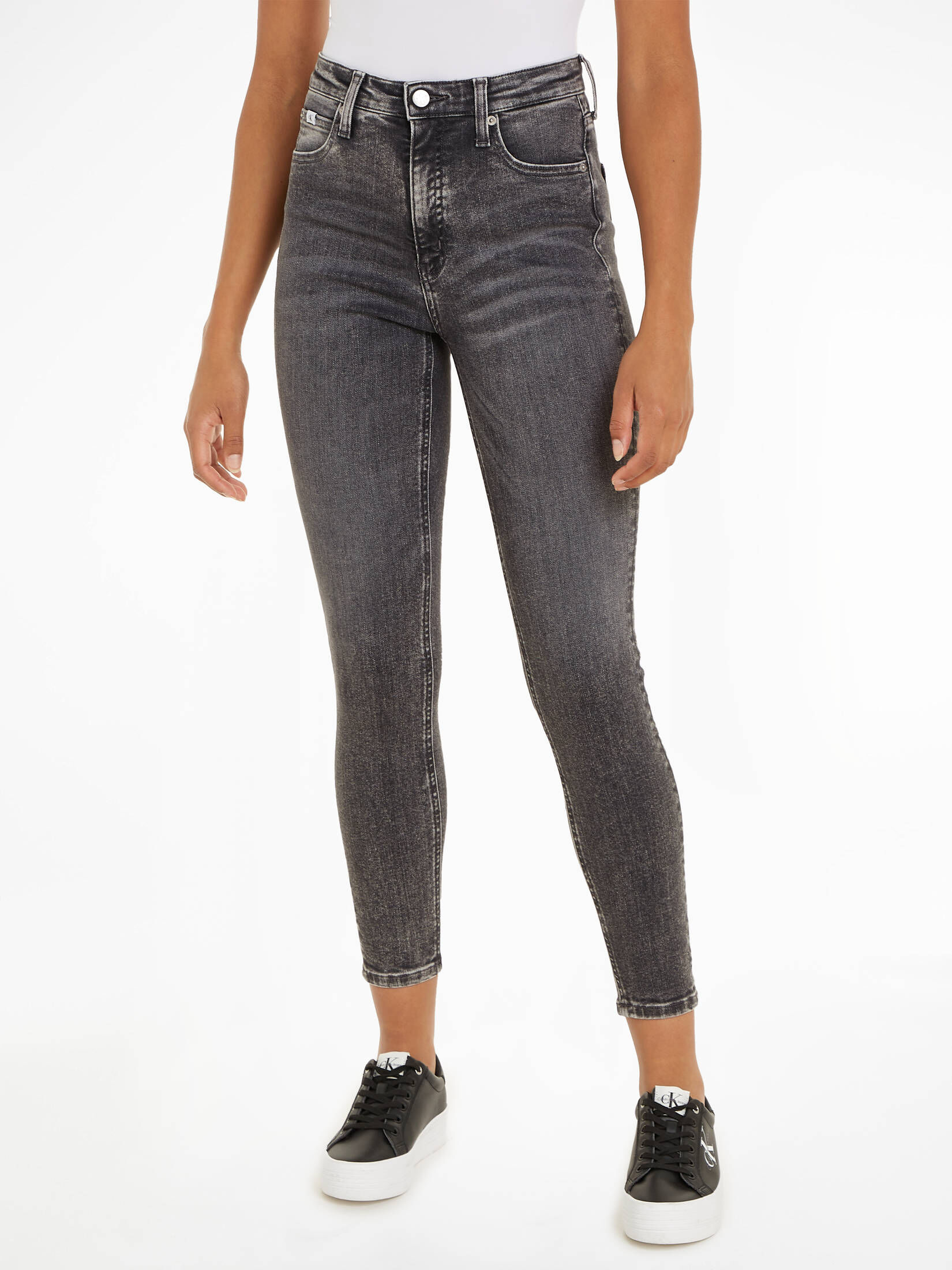 CALVIN KLEIN JEANS| Damen Jeans HIGH RISE SUPER SKINNY ANKLE