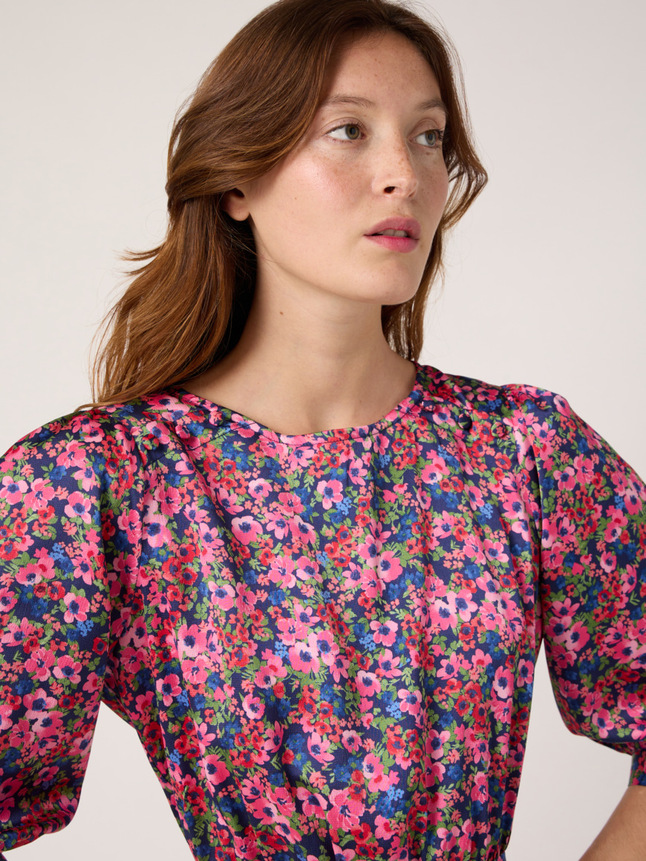 Robe courte imprimée