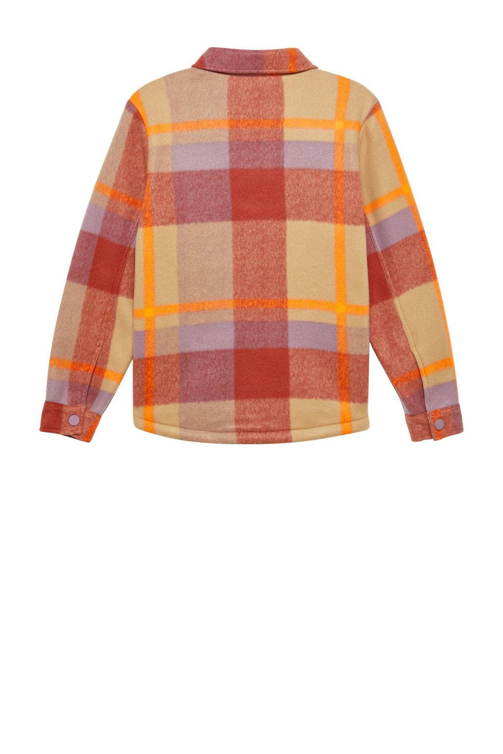 s.Oliver geruit vest bruin/oranje/lila