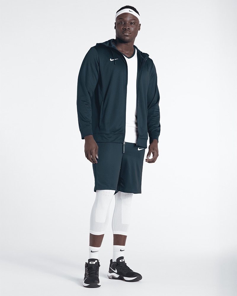 Veste à capuche de basket Nike Team Bleu Marine pour homme