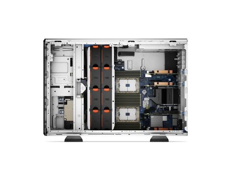 Dell PowerEdge T550 - Server - tower - 5U - 2-vejs - 1 x Xeon Silver 4309Y / op til 3.6 GHz - RAM 16 GB - SAS - hot-swap 2.5