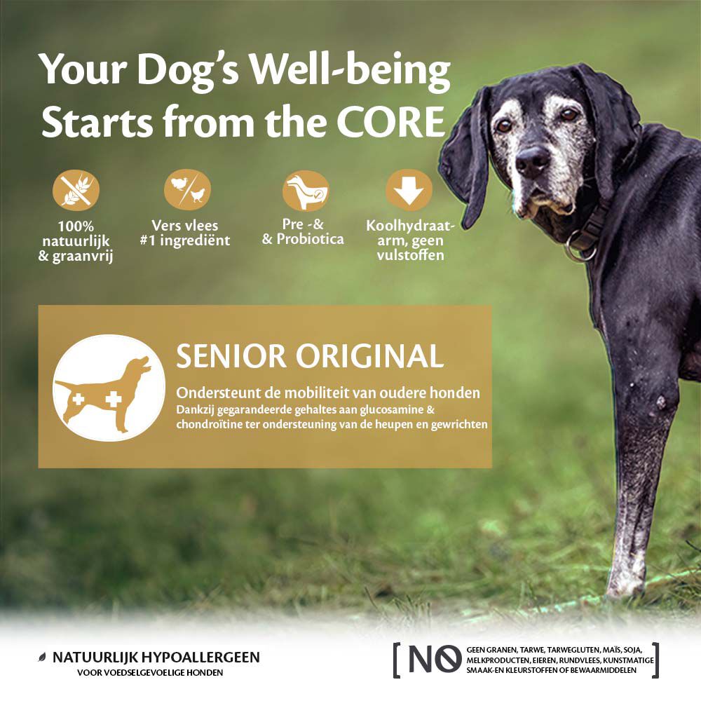 Wellness CORE Senior Original All Breeds - Hondenvoer - 1.8 Kilogram - kip