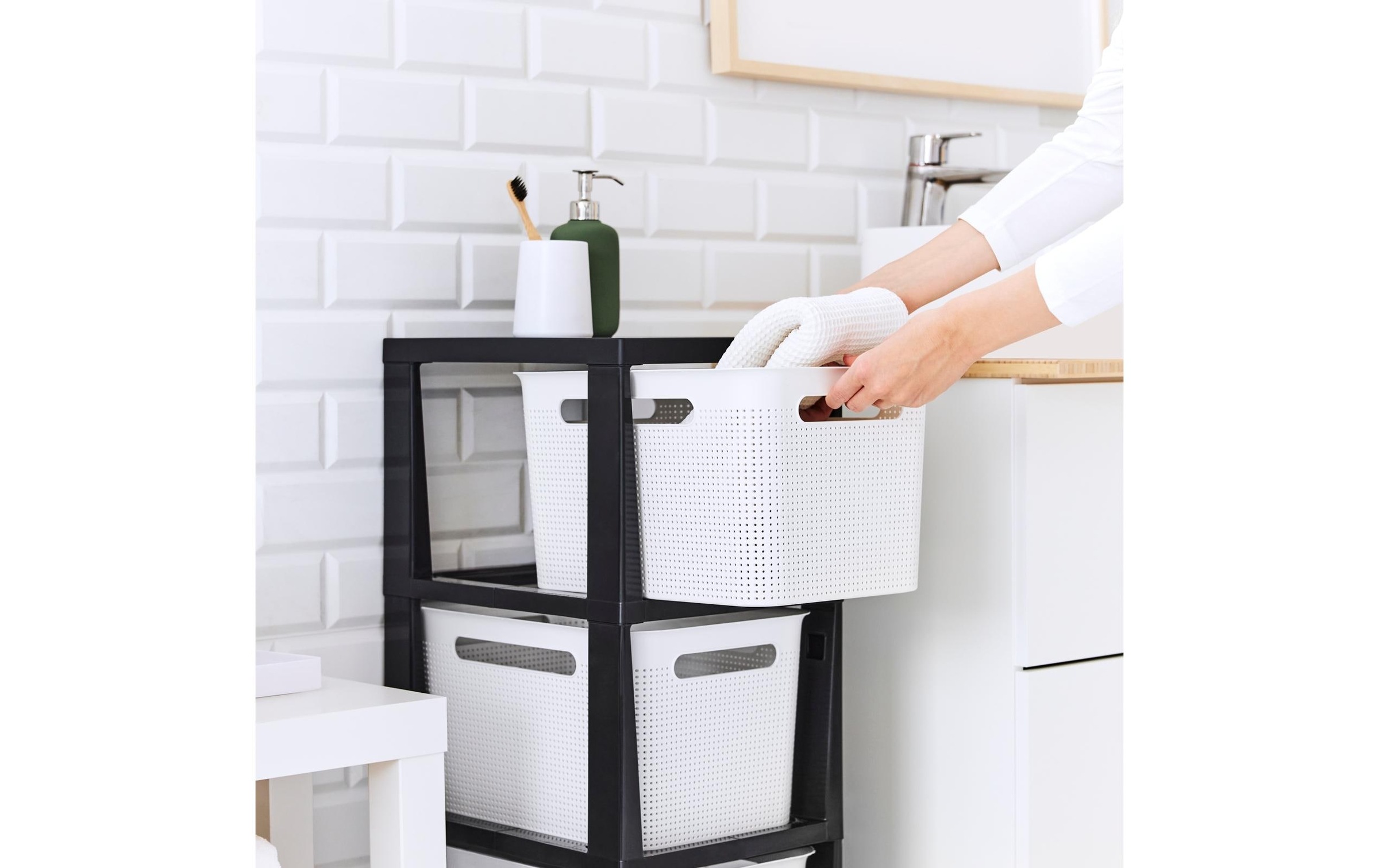 ROTHO Aufbewahrungsbox »Tower 3 x 16 l BRISEN mit Rollen«