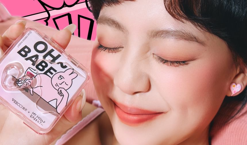 VEECCI - Emotion Code Tri-Color Blusher My Friend Rabbit Limited Edition - 3 soorten