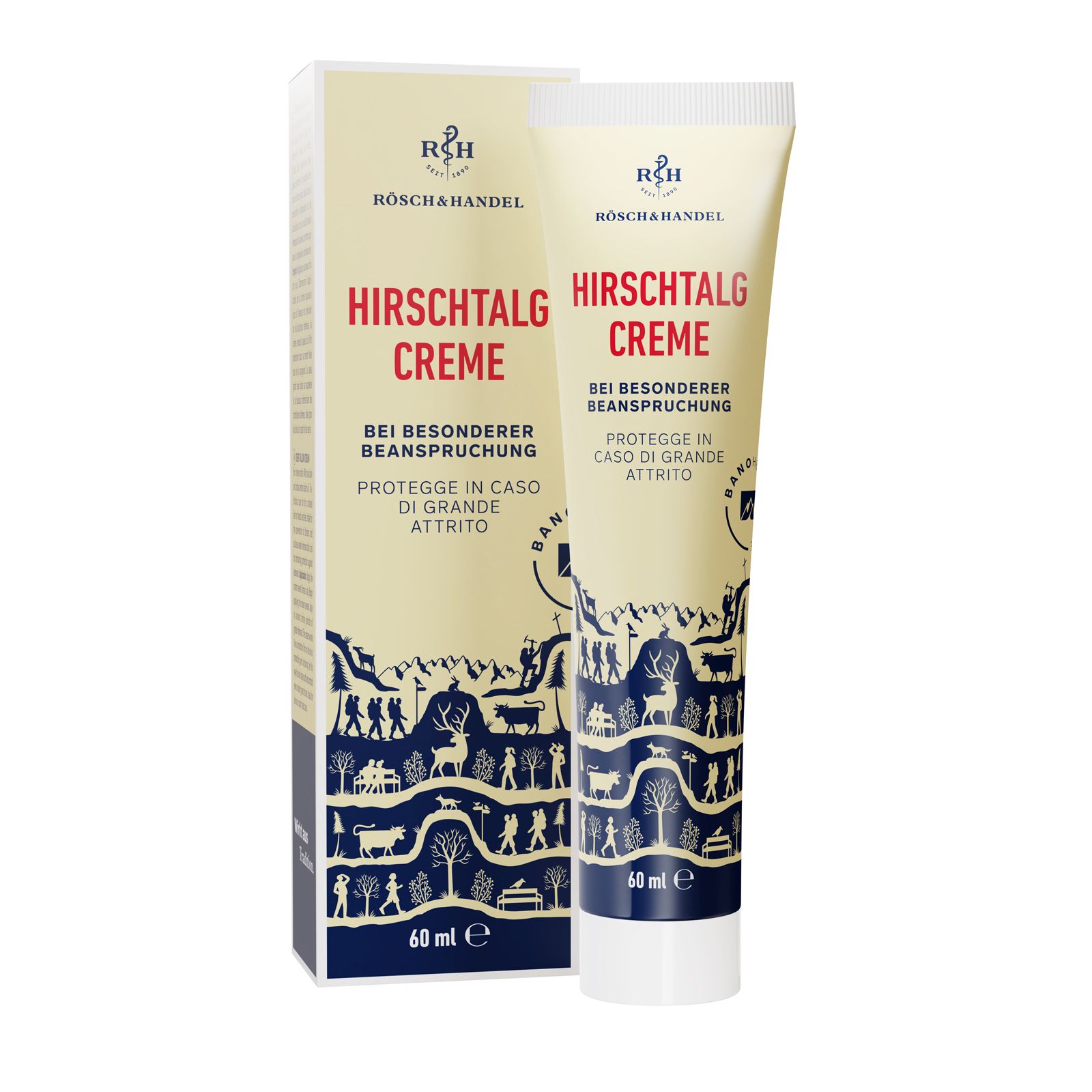 RÖSCH & HANDEL Hirschtalg Creme