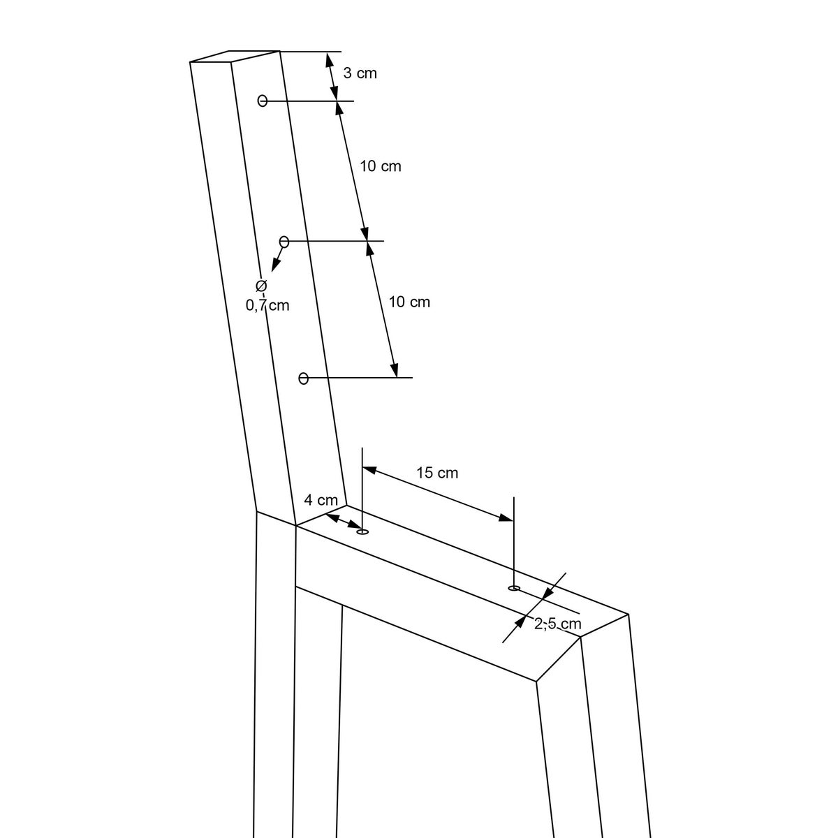 ML-Design 2-delige bankpoten, H-vorm, 47x77,5cm, zwart, van staal, stabiel, weerbestendig, roestvrij, metalen bankframe met rugleuning voor buitengebruik, DIY tuinbank, bankpoten, bankpoten, parkbank, zitbank