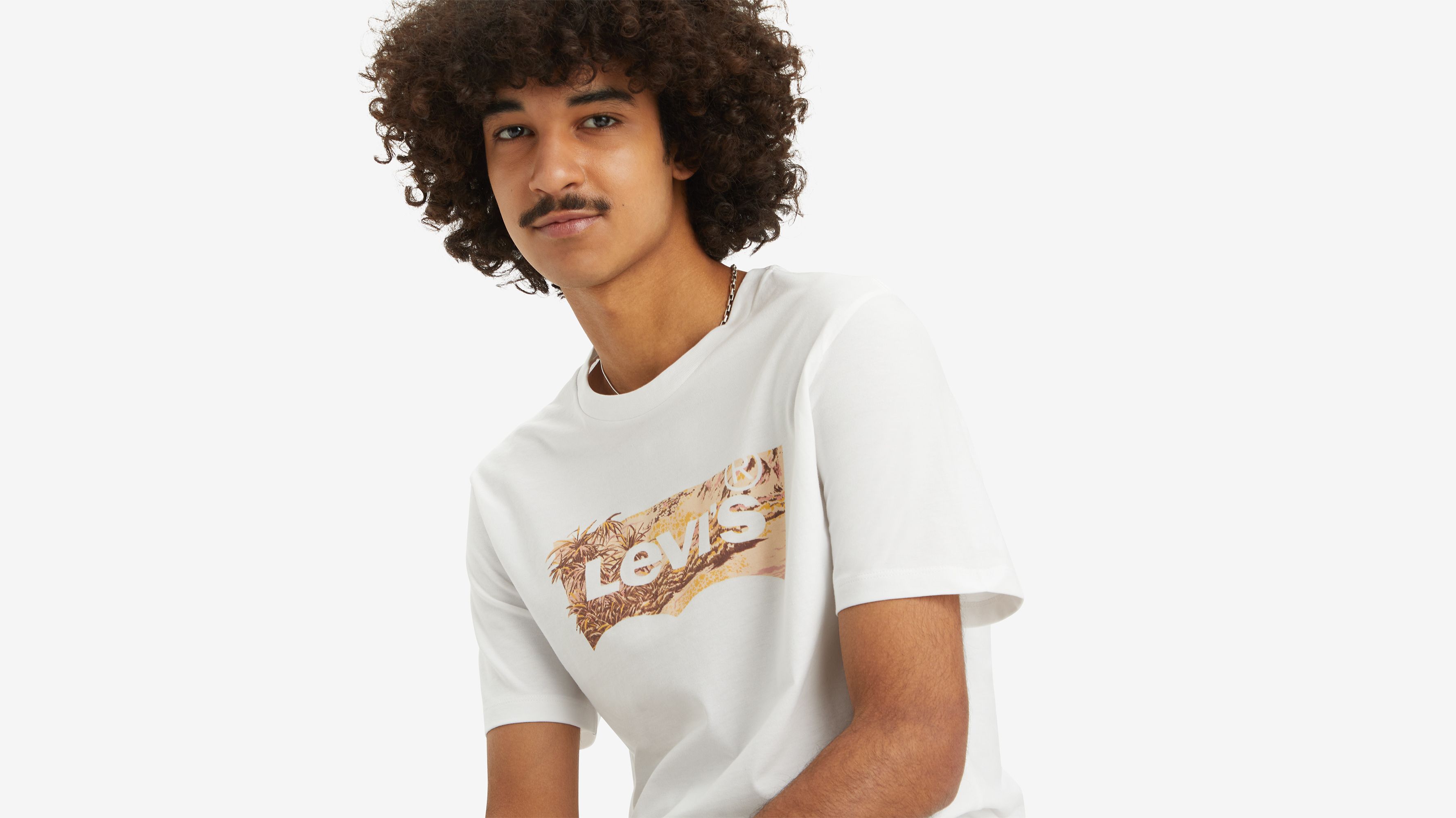 T-shirt graphique Classic - Tropical Batwing White+ - Blanc