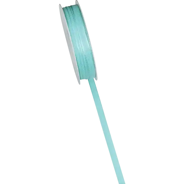 LAVPKT Geschenkband matt türkis 6mm /  8m