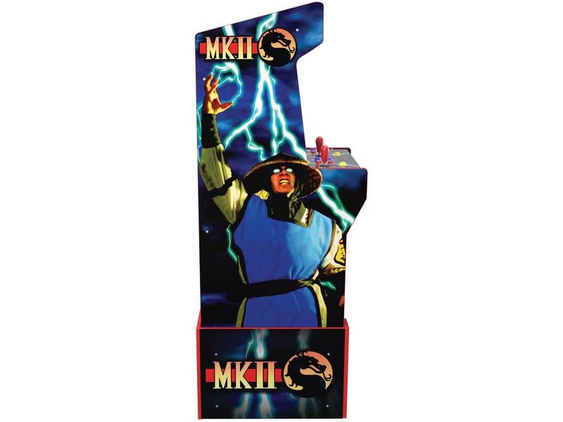 Arcade1Up Arcade-Automat Midway Legacy Edition Mortal Komba Aufrechtes Arcade-Kabinett im Mortal Kombat II Design