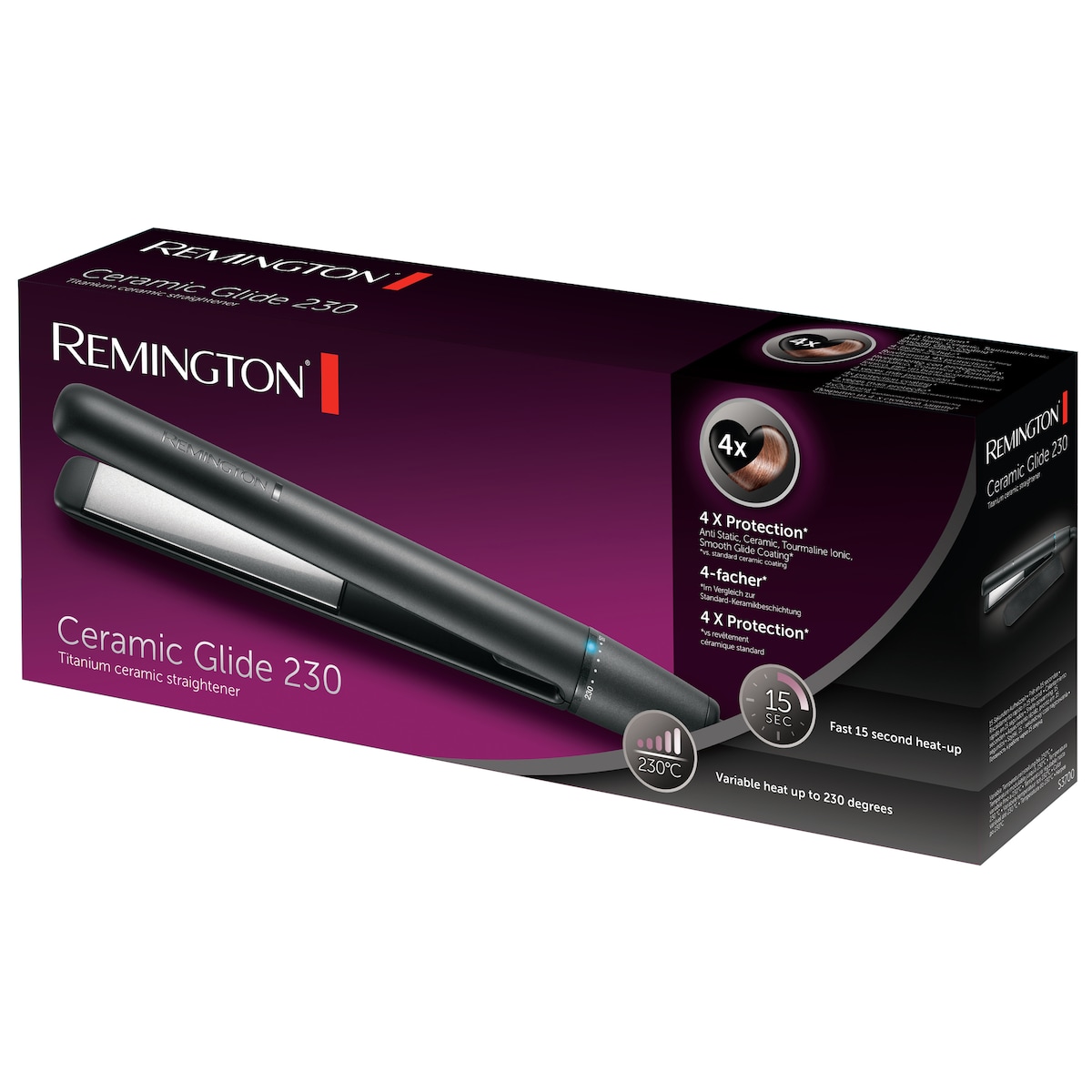 Remington Ceramic Glide 230 rettetang S3700