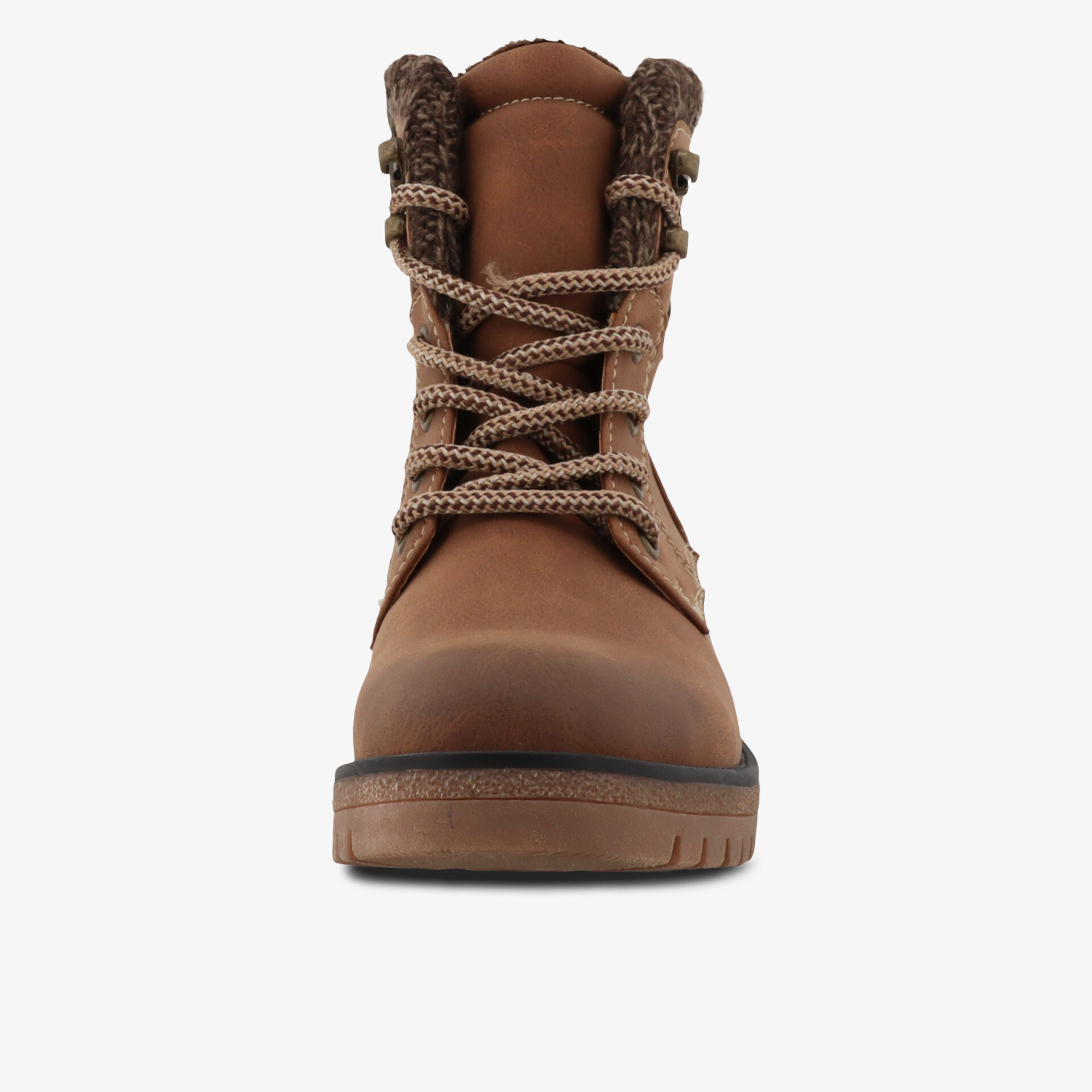 TOM TAILOR Damen Schnürstiefeletten braun