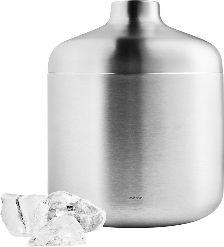 Eva Solo Liquid Lounge Isoleret isspand med ske Brushed steel