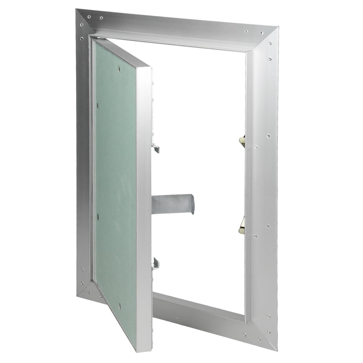 ECD Duitsland Toegangspaneel/Toegangsdeur met gipsplaatinzetstuk 200x300mm, 12,5mm gipsplaat, Aluminium frame, Toegangsdeur/Onderhoudsluik/Reinigingsluik/Onderhoudsopening, Geschikt voor vochtige ruimtes, Gipsplaatconstructie