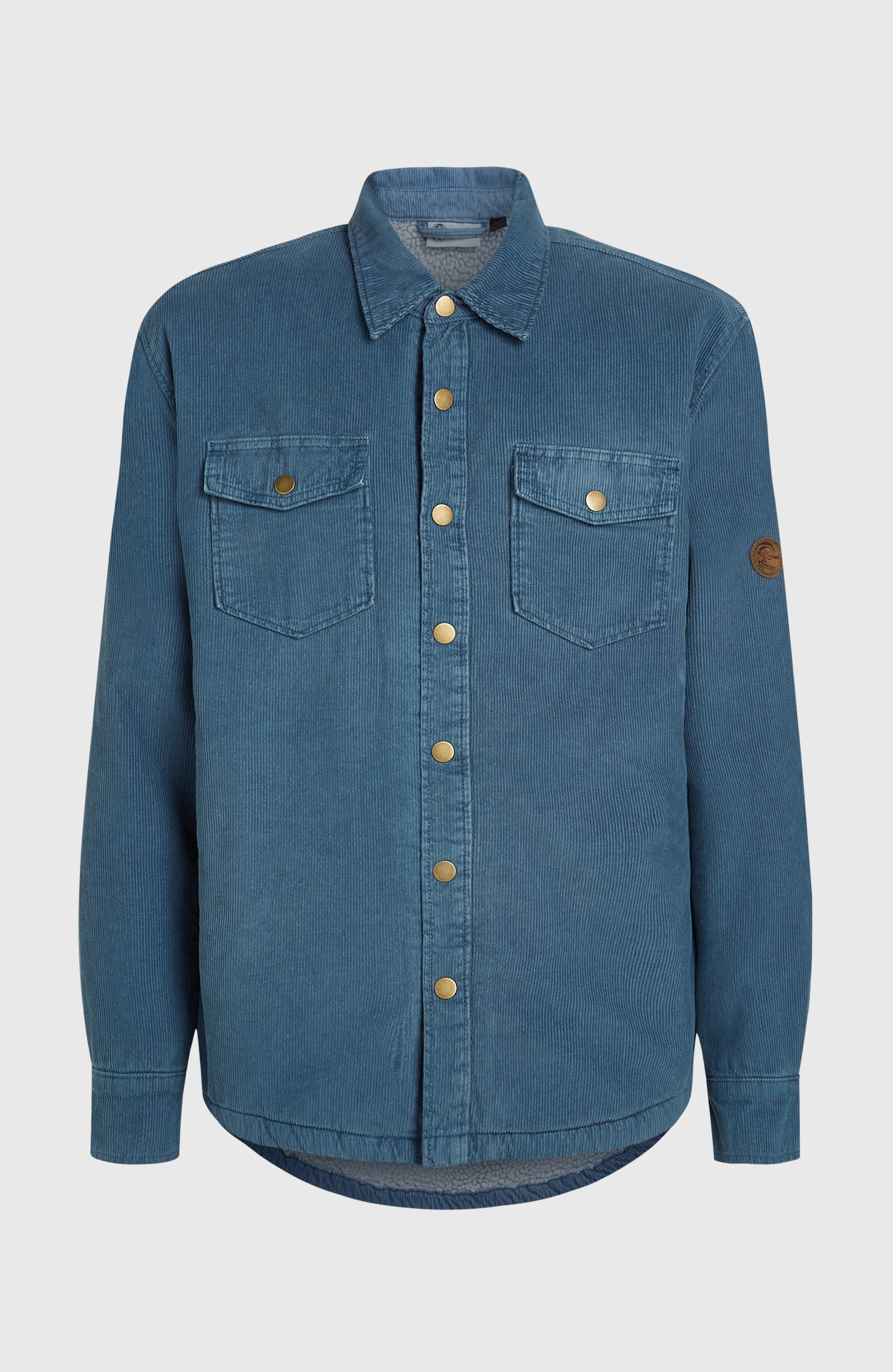 O'Riginals Corduroy overshirt met fleecevoering