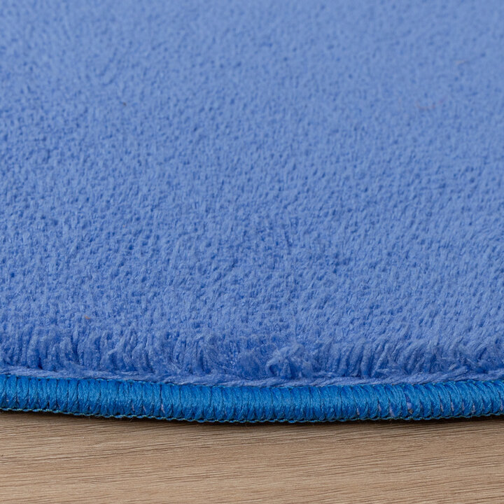 Rond wasbaar vloerkleed - Vivid Blauw