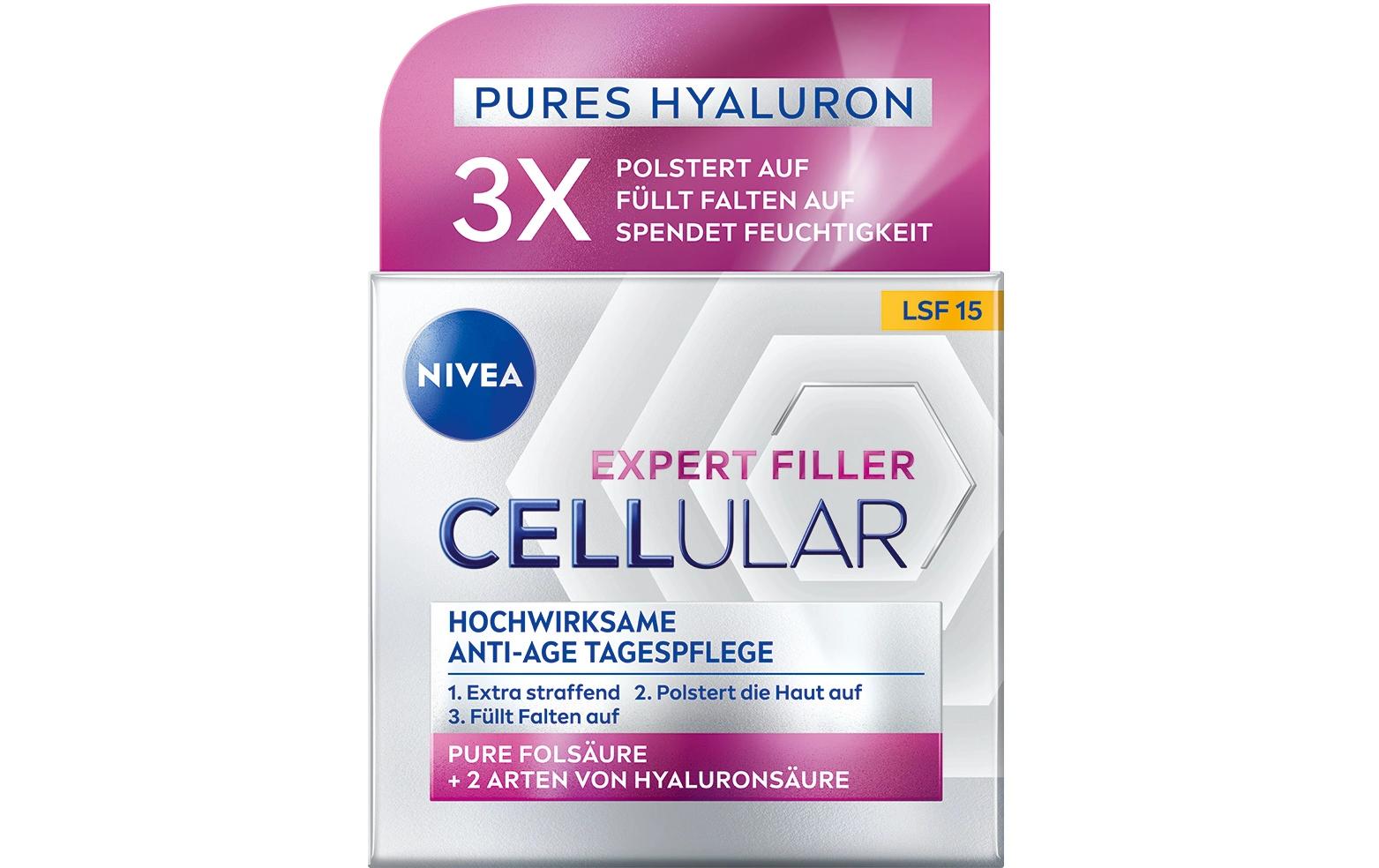 Tagescrème Cellular Expert Filler Anti-Age LSF 15 50 mlFüllende Wirkung für Festigkeit und Volumen