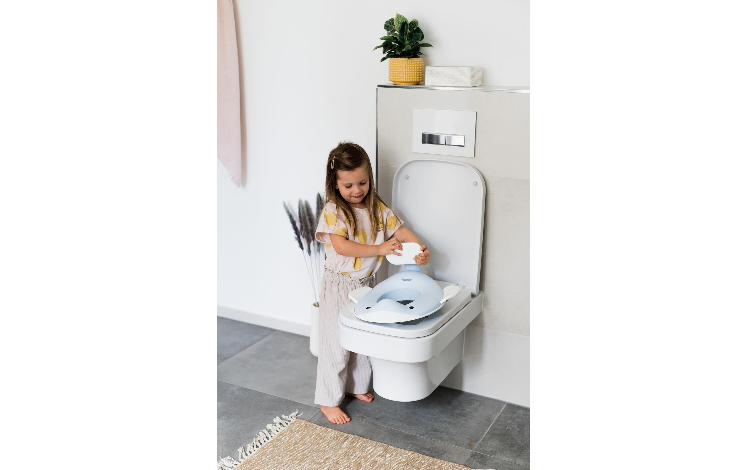 Toilettensitz Wal HellblauToilettensitz für Kinder