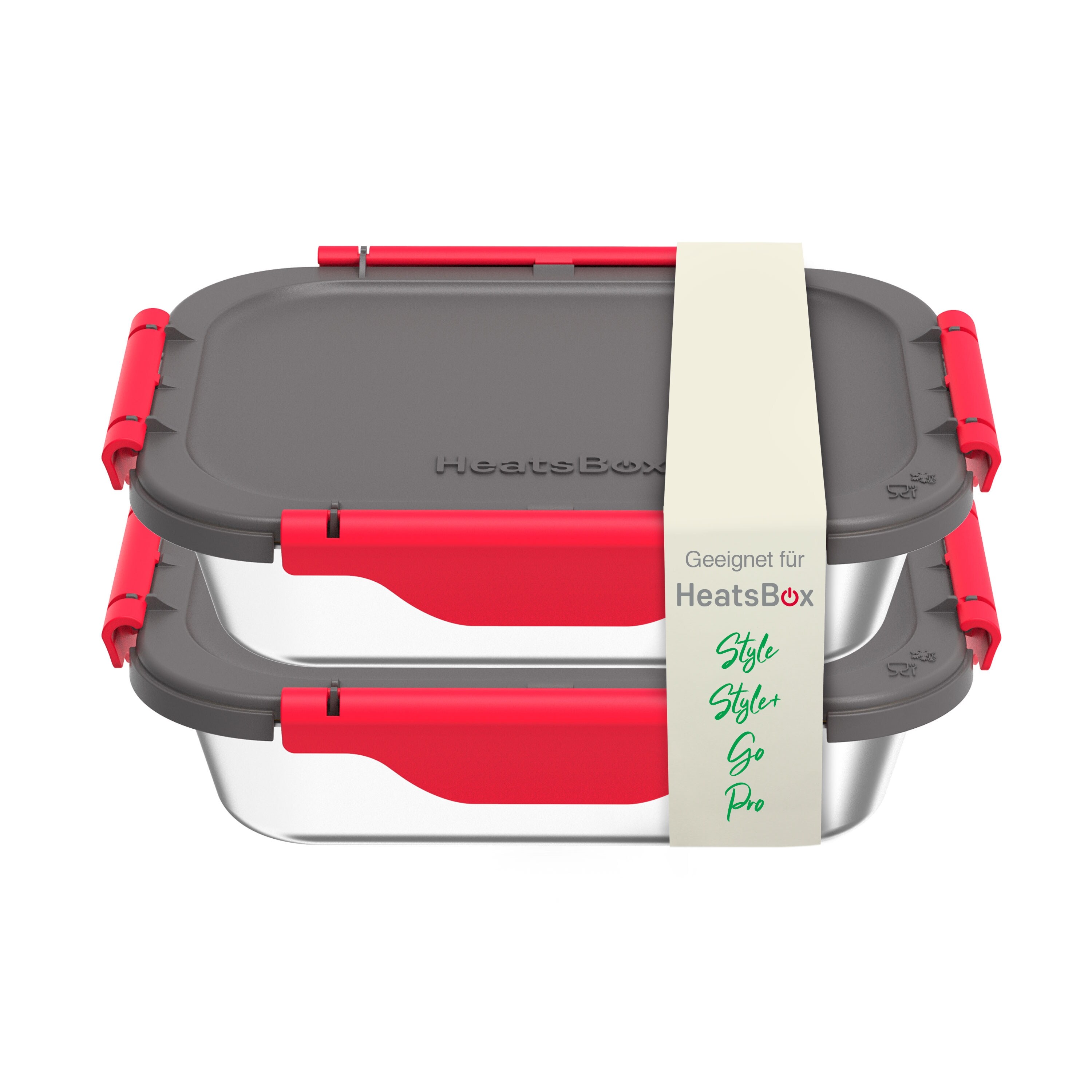 HeatsBox Innenschalen 2er-Set für HeatsBox Style/Style+/GO/PRO, 925ml