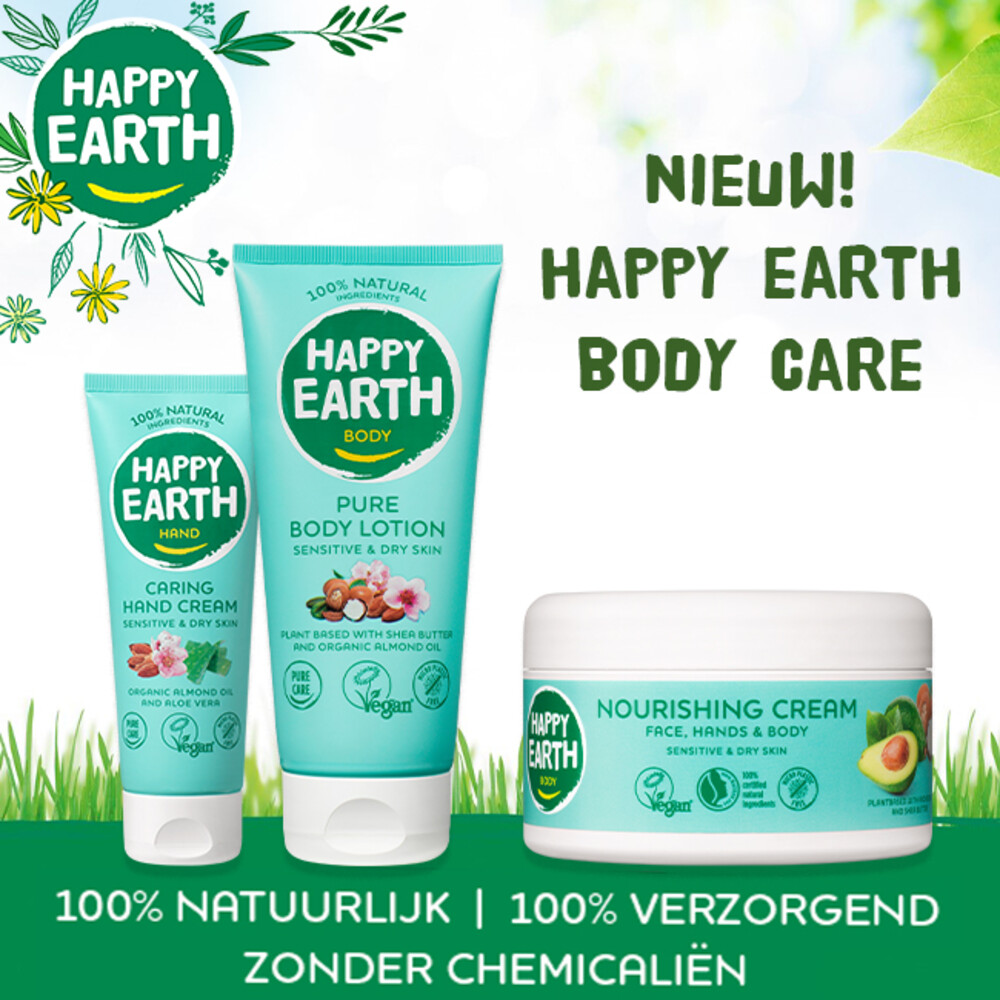 Happy Earth Zachte Bodylotion 100% Natuurlijk200 ml