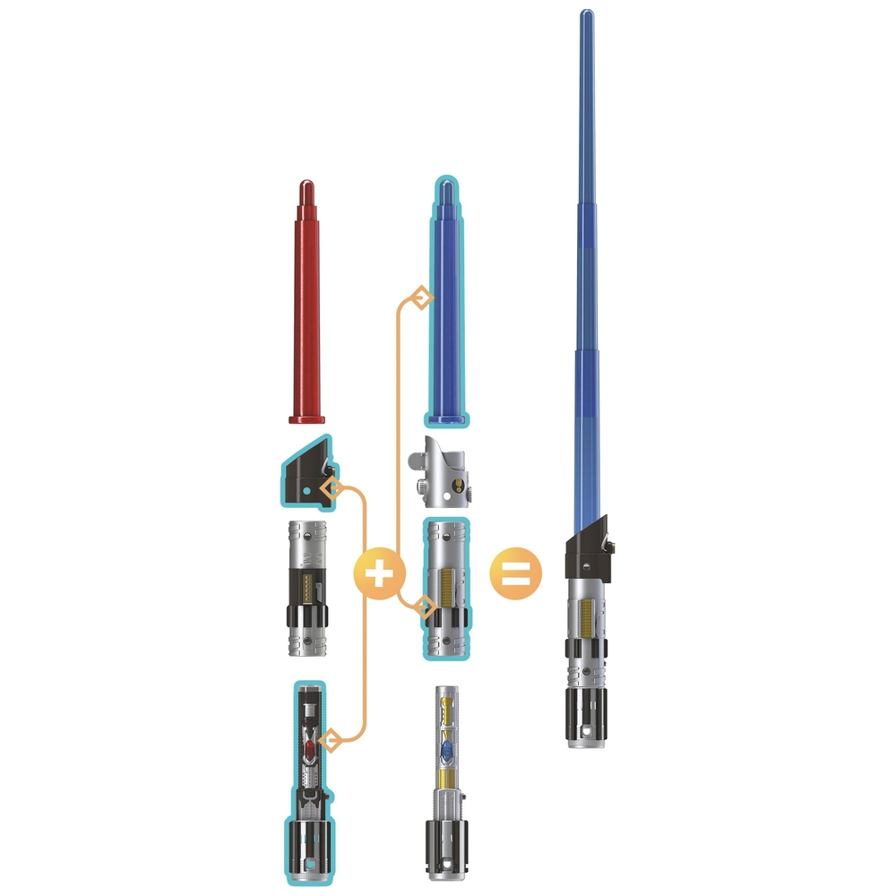 Star Wars Lightsaber Forge Darth Vader Elektronisches ausziehbares rotes Lichtschwert