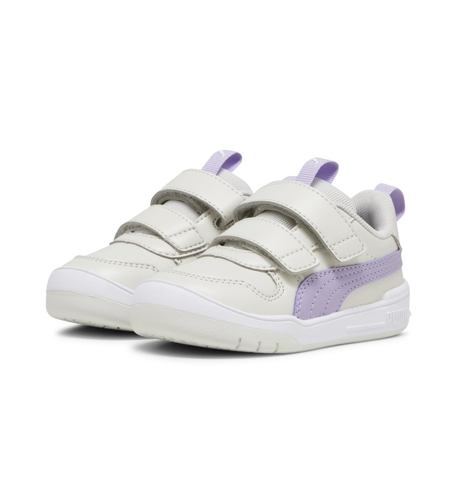 Tênis Puma Multiflex SL V, branco-creme