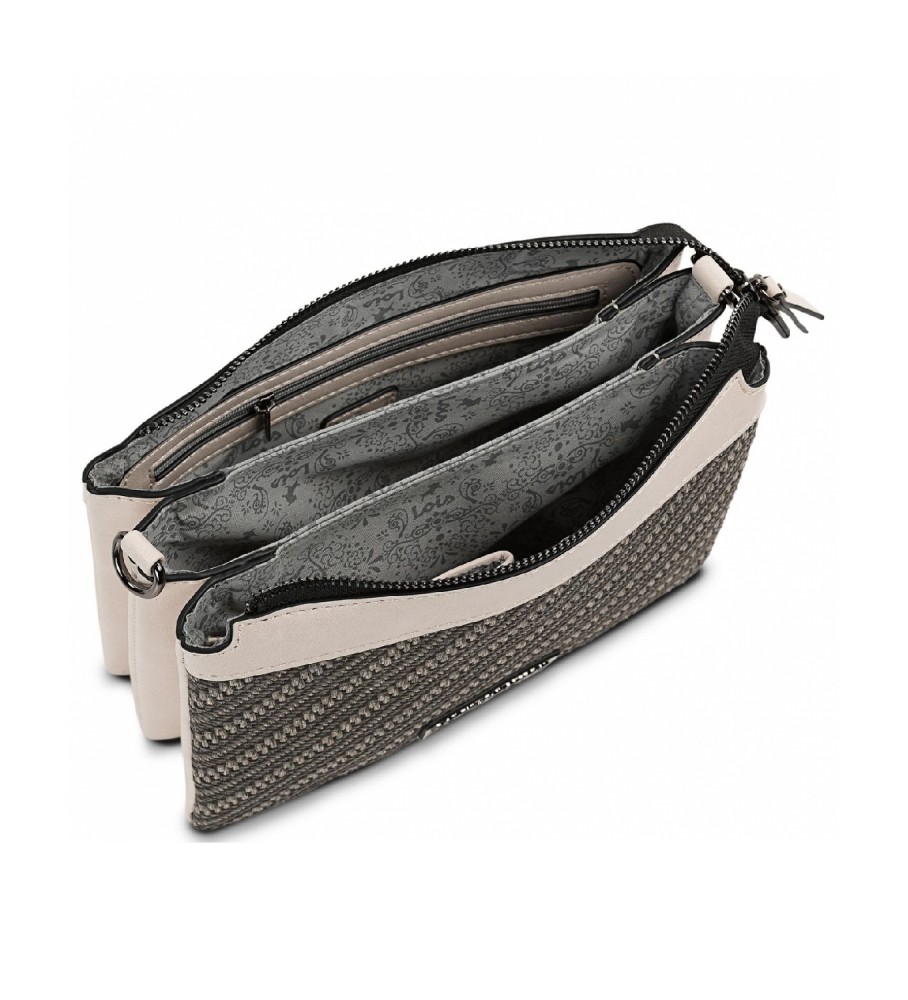Lois Bolso baodolera triplo casual 313315 preto -23x17x6cm-