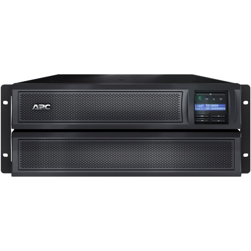 APC Smart-UPS X SMX3000HV - 3000VA, 8x C13 + 2x C19 sortie, USB, runtime extensible, profondeur limitée