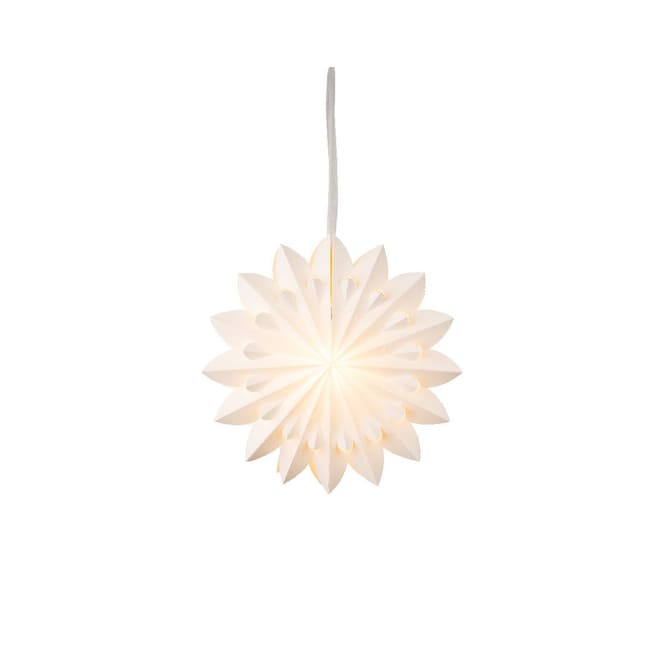 LED-Stern - Papier - weiß - ca. 40 cm