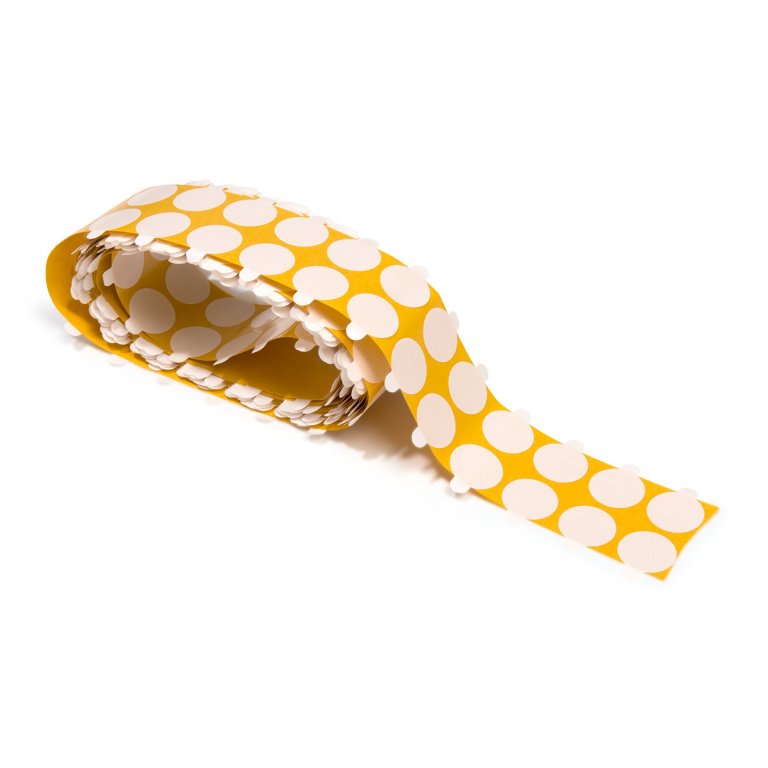 Doppelseitige Klebepunkte Papiervlies, transparent