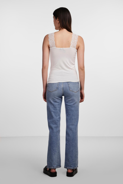 Pieces witte dames top