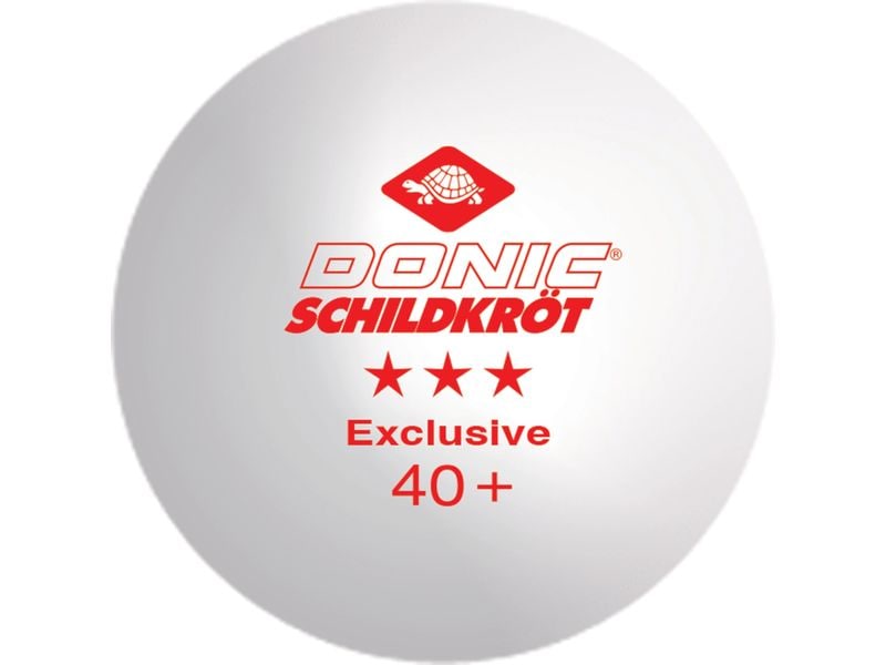 DONIC Schildkröt Tischtennisball 3-Stern Avantgard weiss Wettkampfbälle