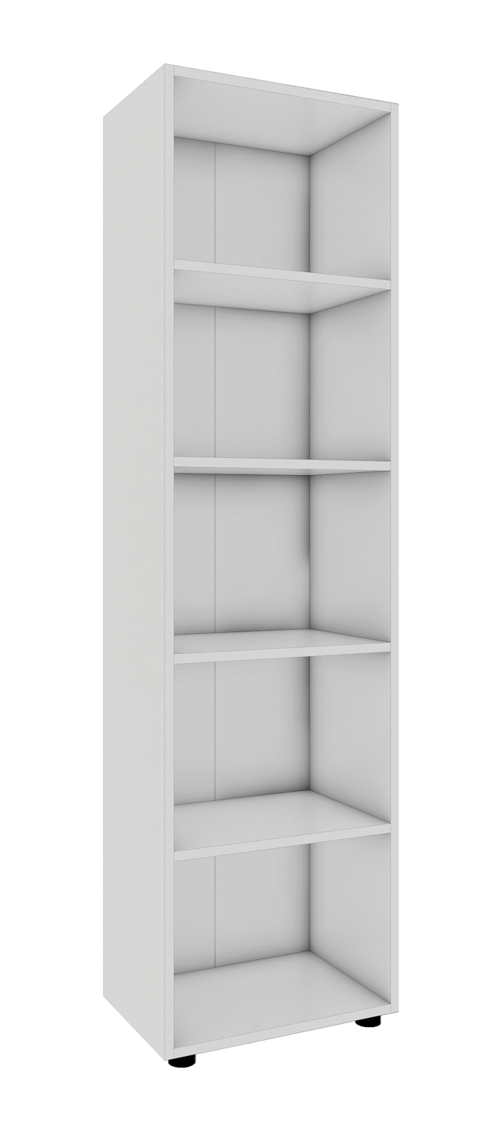 Regal ULAS - weiß - 5 Fächer - 49 cm