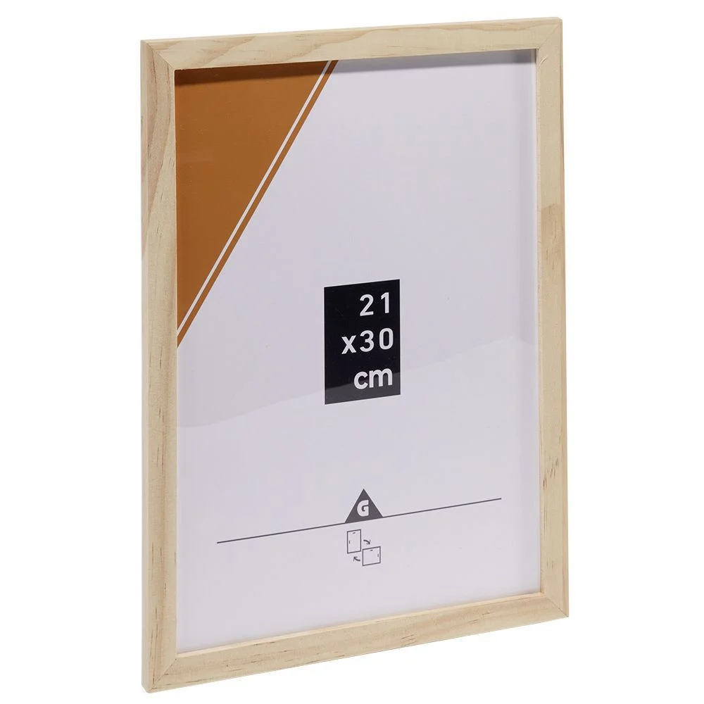 Cadre photo en pin 1 vue 21x30cm