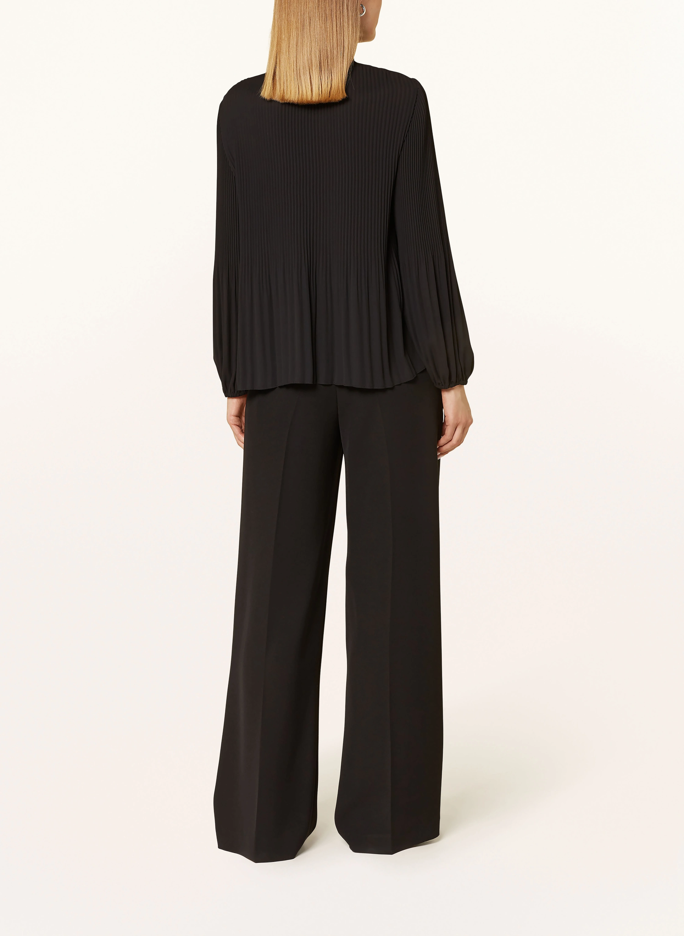 s.Oliver BLACK LABEL Blusenshirt aus Plissee