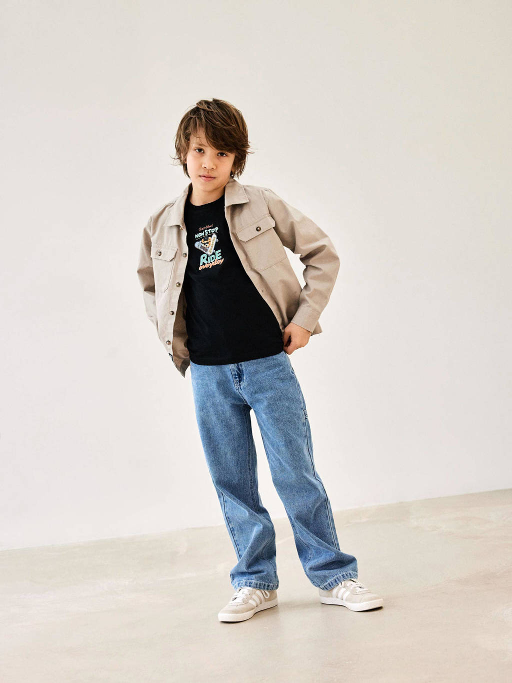 NAME IT straight leg jeans NKMRYAN medium blue denim