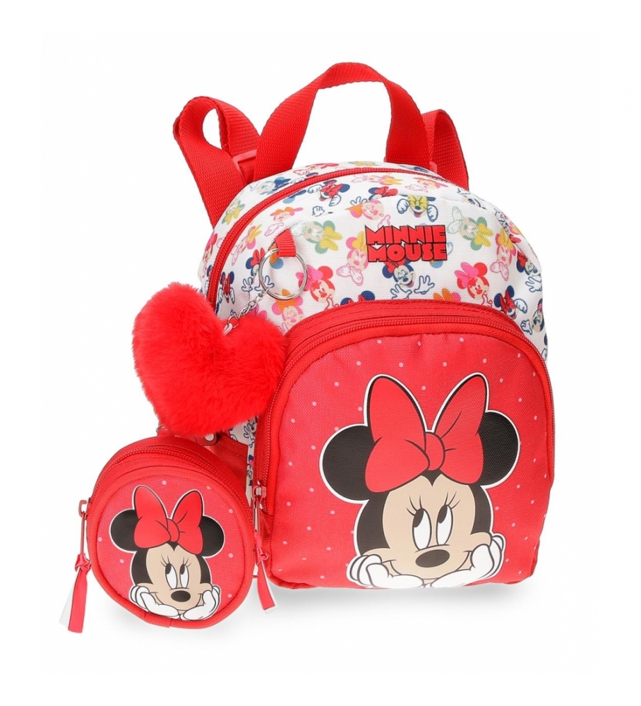 Joumma Bags Mochila de Guardera Minnie Diva rojo -19x23x8cm-