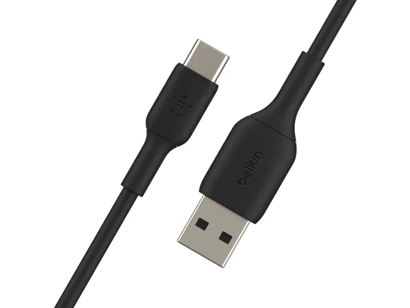 Belkin BoostCharge - USB-kabel - 24 pin USB-C (han) til USB (han) - 2 m - sort