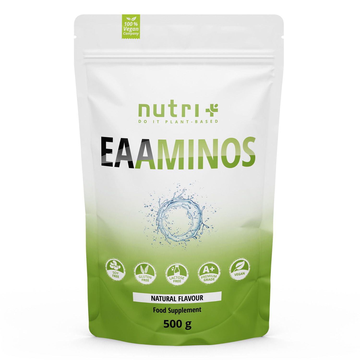 Nutri+ Instant EAA Pulver 500g Komplex - Essentielle Aminosäuren