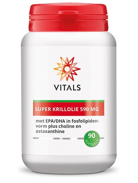Vitals Super krillolie 590 miligram 90 softgels