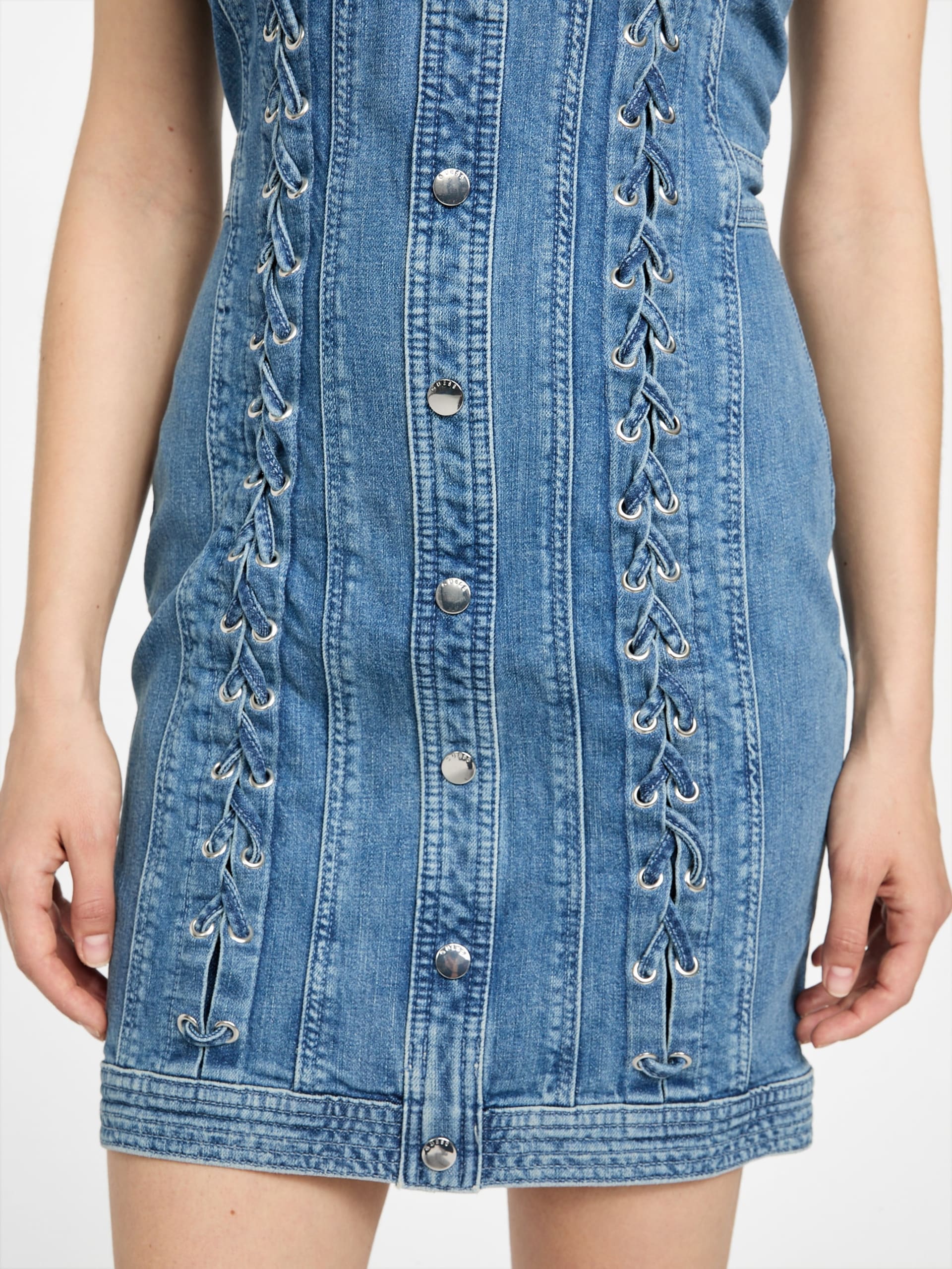 Vestido midi jeans Lisbeth