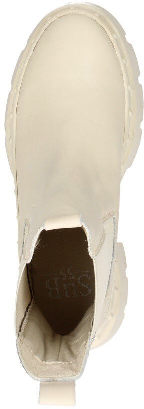 Sub55 Chelsea boots gebroken wit