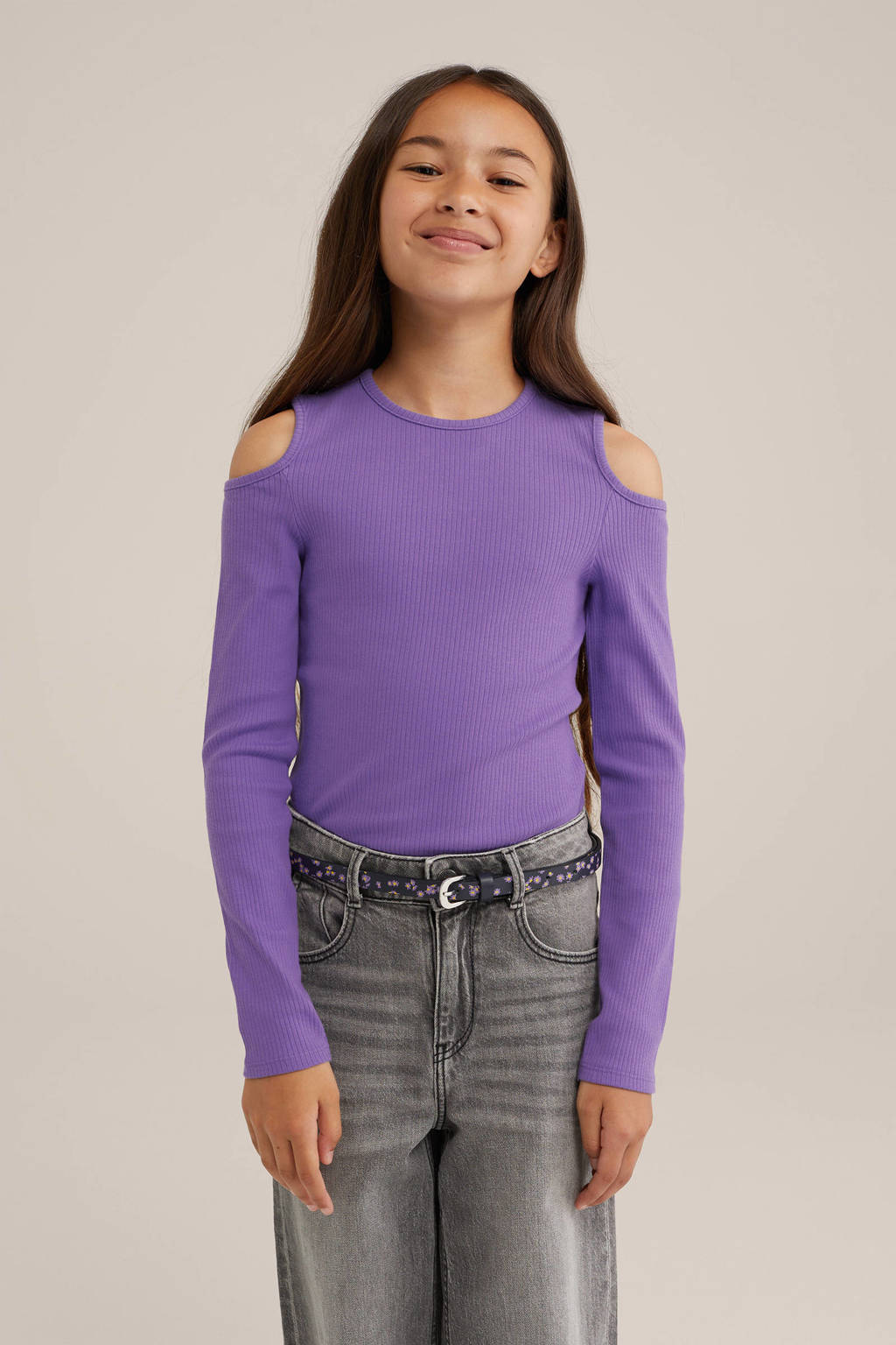 WE Fashion top paars
