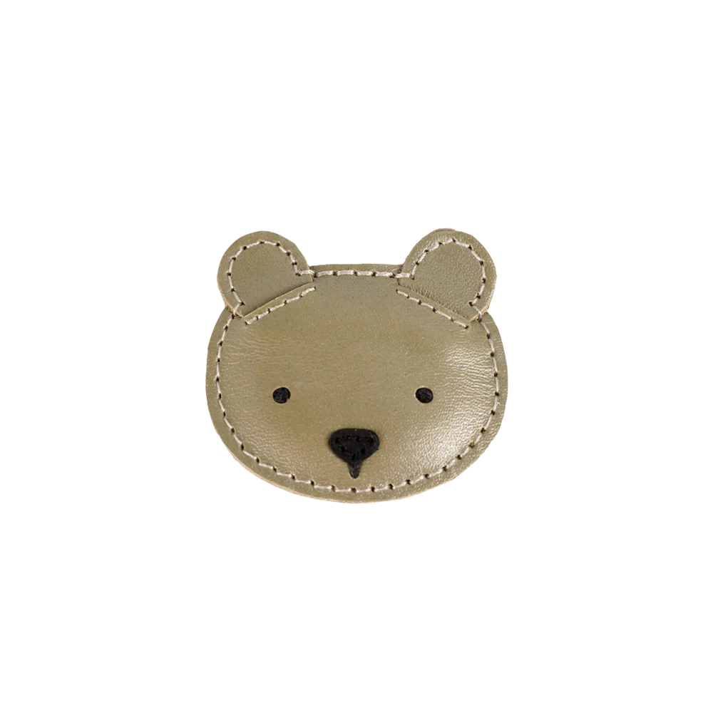 Blinc Clip | Bear | Champagne Metallic Leather