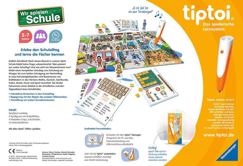 Ravensburger Spiel tiptoi® Wir spielen Schule